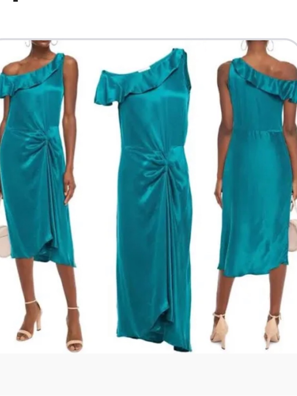 NWT Ba&sh size 3 teal
Silk dress